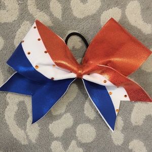 Rhinestone cheer bow